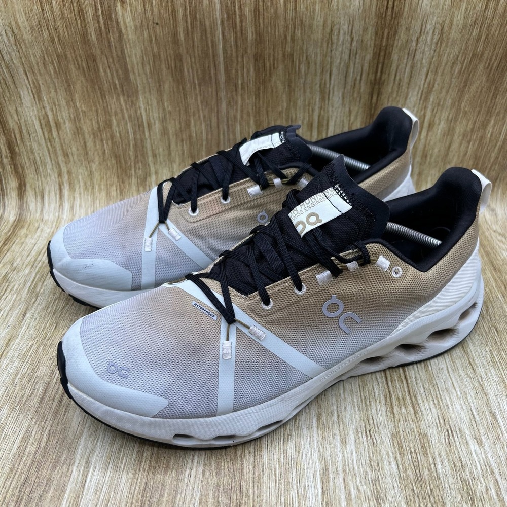 On Cloudsurfer Trail Waterproof Men's Size 13 Safari Mineral Shoes 3ME10272065 - Picture 3 of 10